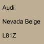 Preview: Audi, Nevada Beige, L81Z.